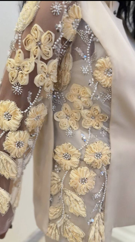 خرید کت و شلوار مزوندوز نباتی و آبی